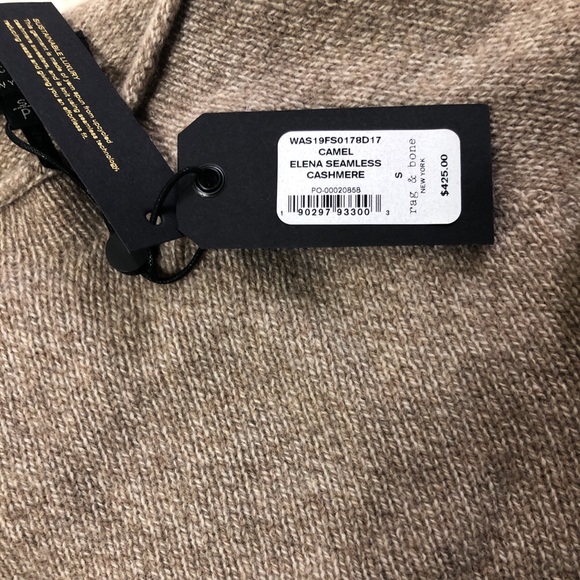 Rag Bone Elena Seamless Cashmere Pullover Sweater - Picture 6 of 6